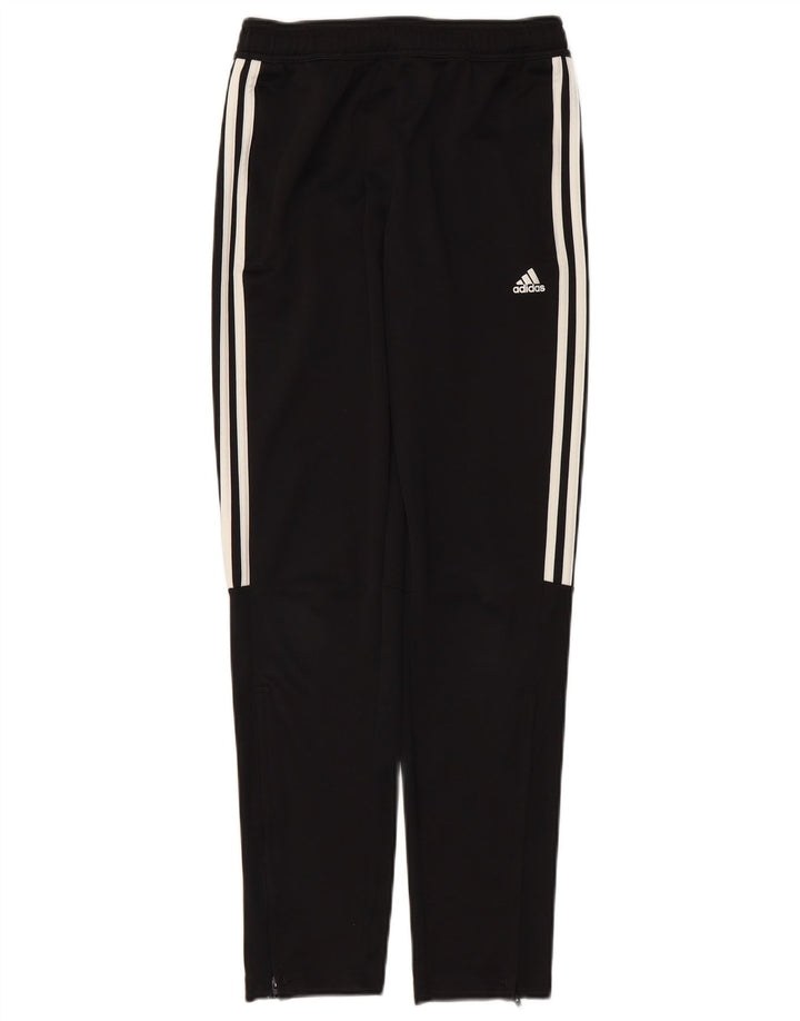 ADIDAS Boys Aeroready Tracksuit Trousers 13-14 Years  Black Polyester
