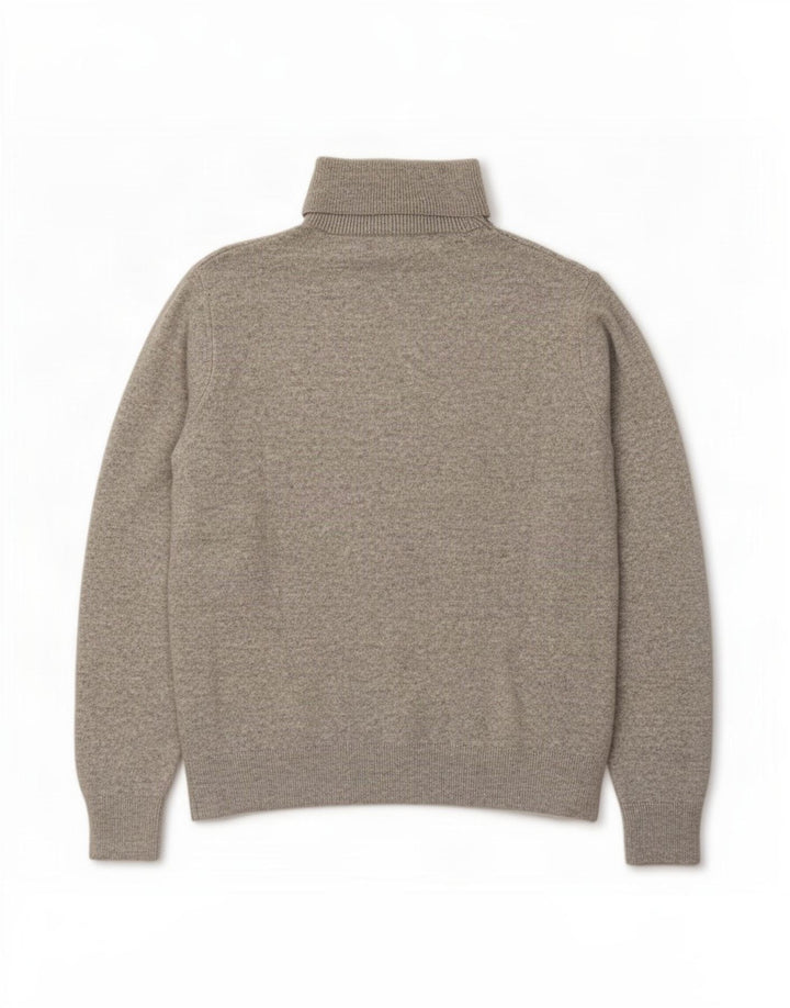 Marks & Spencer Womens Oversized Roll Neck Jumper Sweater UK 10 Small Grey