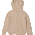 Marks & Spencer Womens Hooded Jumper Sweater UK 10 Small Off White