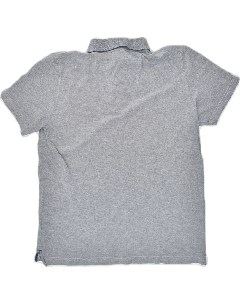 NAUTICA Mens Polo Shirt Medium Grey Cotton | Vintage Nautica | Thrift | Second-Hand Nautica | Used Clothing | Messina Hembry 