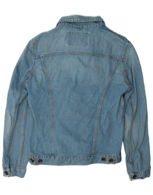 Rifle Mens Denim Jacket UK 40 Large Blue Cotton