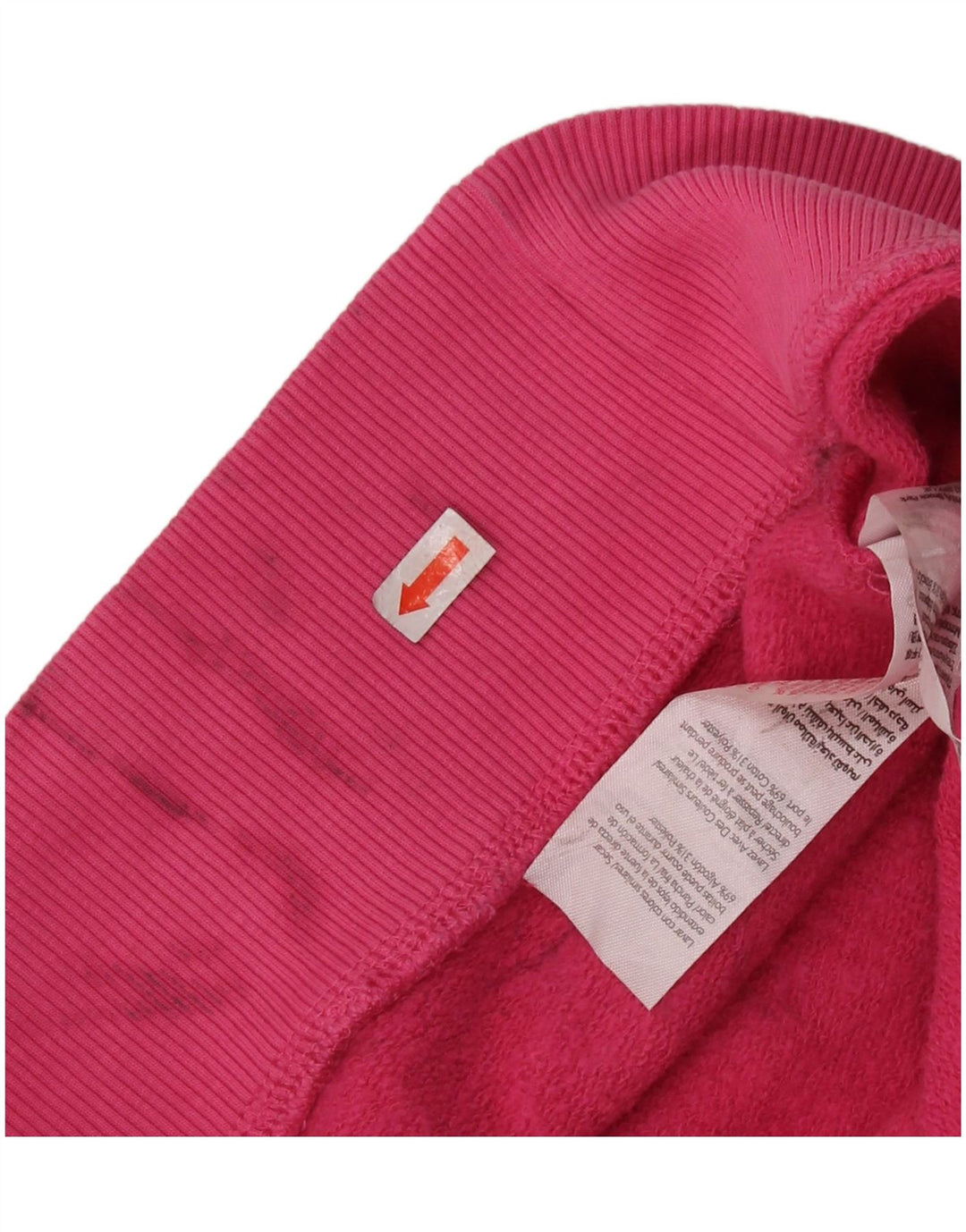 JACK WILLS Womens Oversized Sweatshirt Jumper UK 14 Medium Pink Cotton