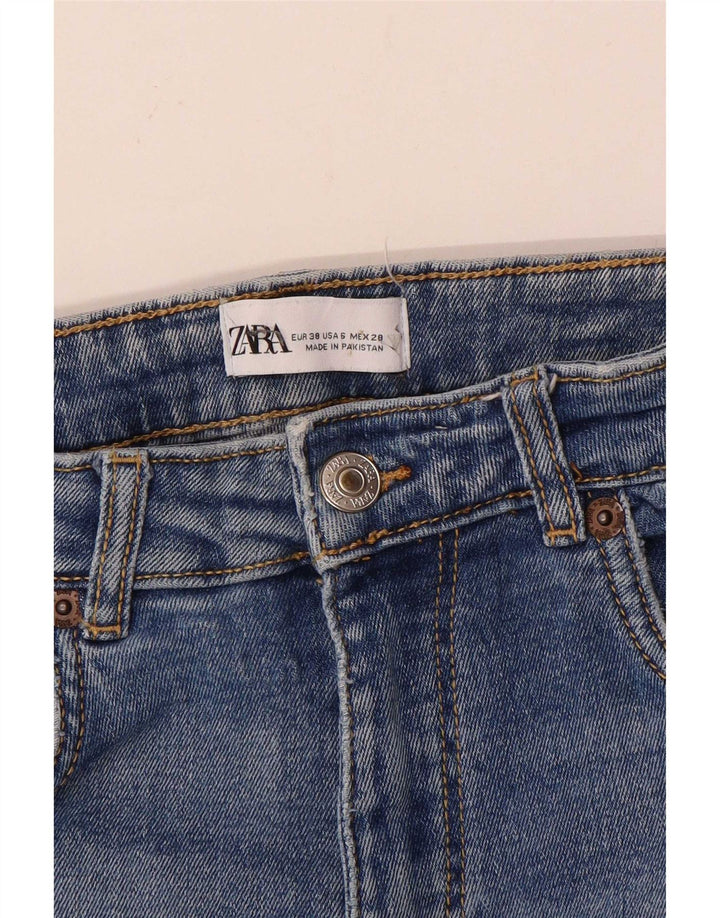 Zara Womens Bootcut Jeans EU 38 Small W28 L27 Blue