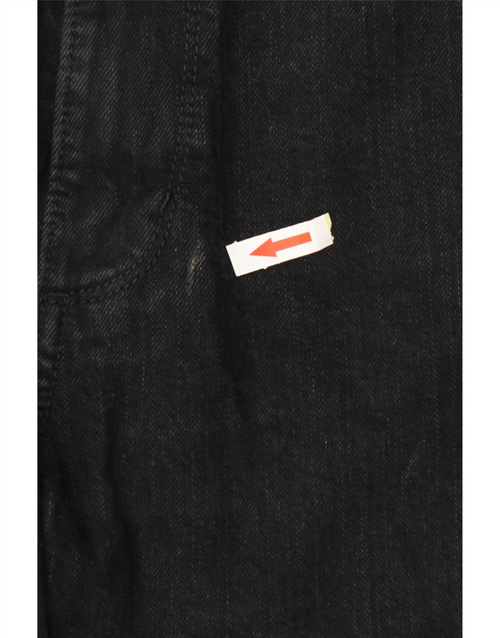 Marks & Spencer Mens Straight Jeans W36 L26 Black Cotton