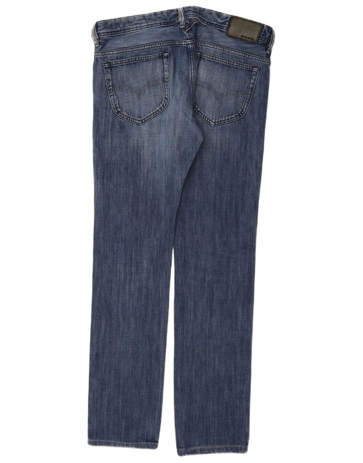 Diesel Mens Slim Jeans W32 L32 Blue Cotton
