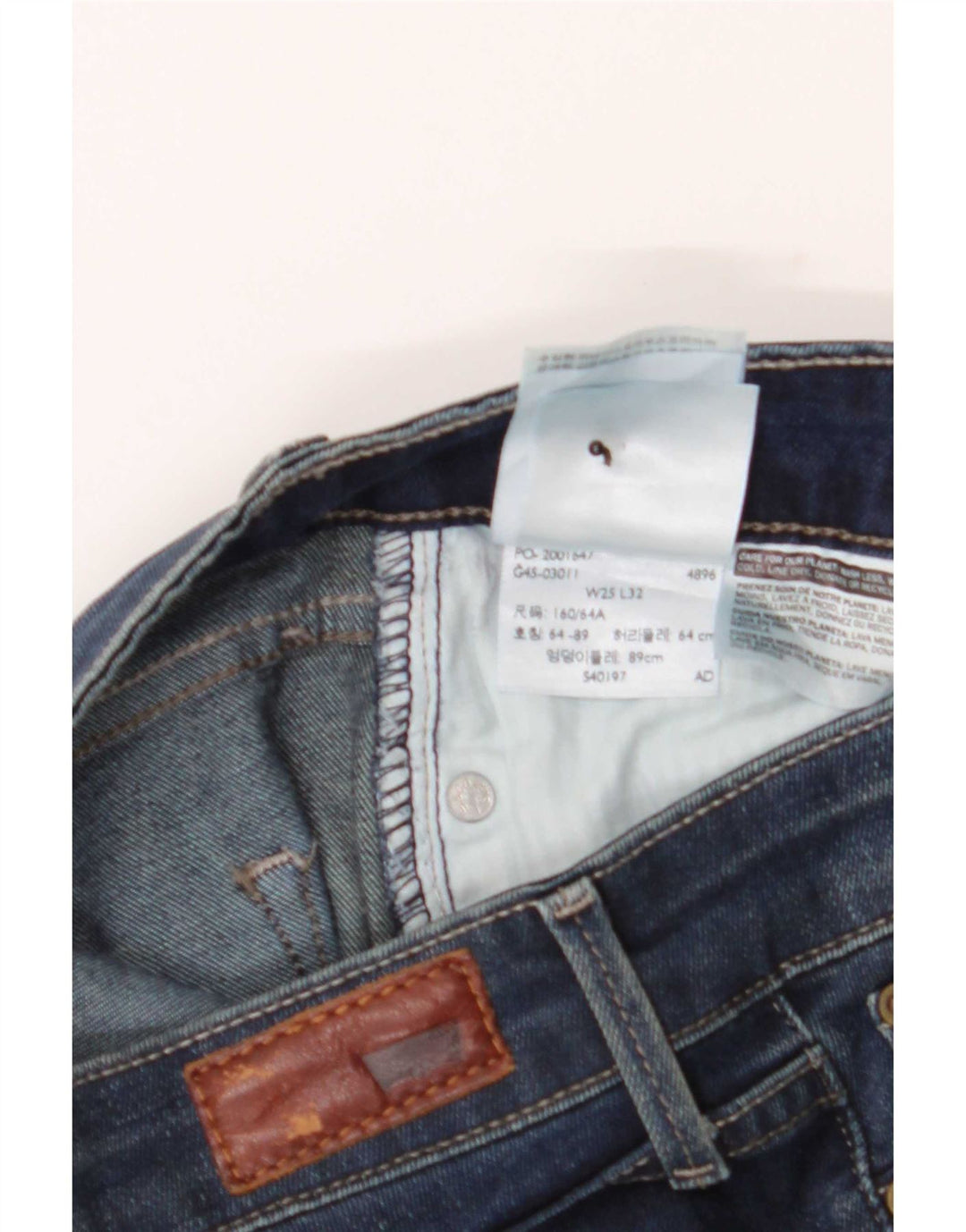 Levi's Womens Slim Jeans W25 L32 Blue