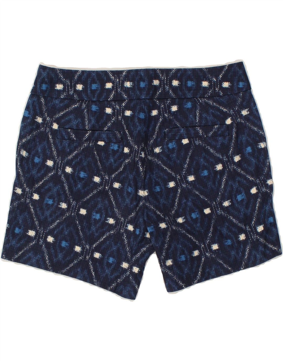 J. CREW Womens Abstract Pattern Casual Shorts US 0 XS W28  Navy Blue Vintage J. Crew and Second-Hand J. Crew from Messina Hembry 