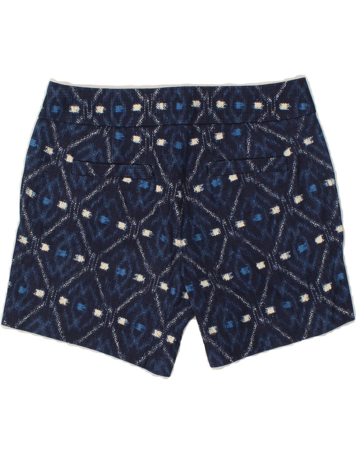 J. CREW Womens Abstract Pattern Casual Shorts US 0 XS W28  Navy Blue Vintage J. Crew and Second-Hand J. Crew from Messina Hembry 