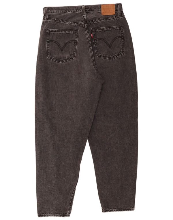 Levi's Womens High Rise Loose Fit Tapered Jeans W29 L29 Grey Cotton
