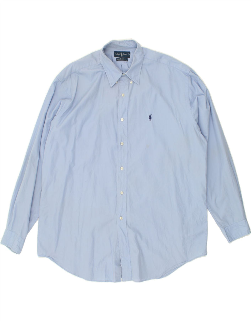 RALPH LAUREN Mens Blake Loose Fit Shirt XL Blue Cotton Vintage Ralph Lauren and Second-Hand Ralph Lauren from Messina Hembry 