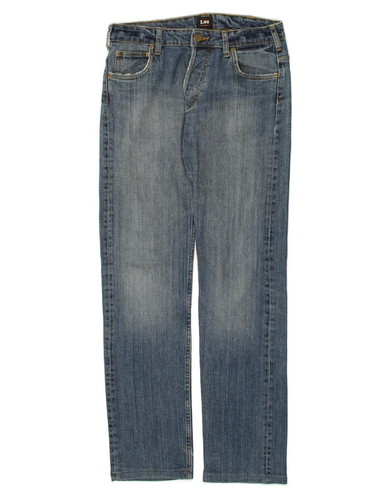 LEE Womens Straight Jeans W24 L31 Blue Cotton | Vintage Lee | Thrift | Second-Hand Lee | Used Clothing | Messina Hembry 