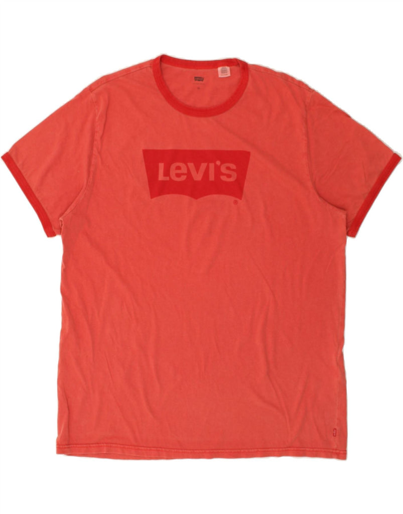 LEVI'S Mens Graphic T-Shirt Top 2XL Red Cotton | Vintage Levi's | Thrift | Second-Hand Levi's | Used Clothing | Messina Hembry 