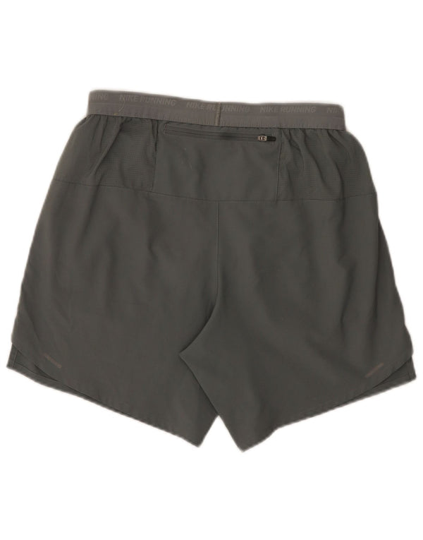 Nike Mens Dri Fit Sport Shorts Small Grey Polyester