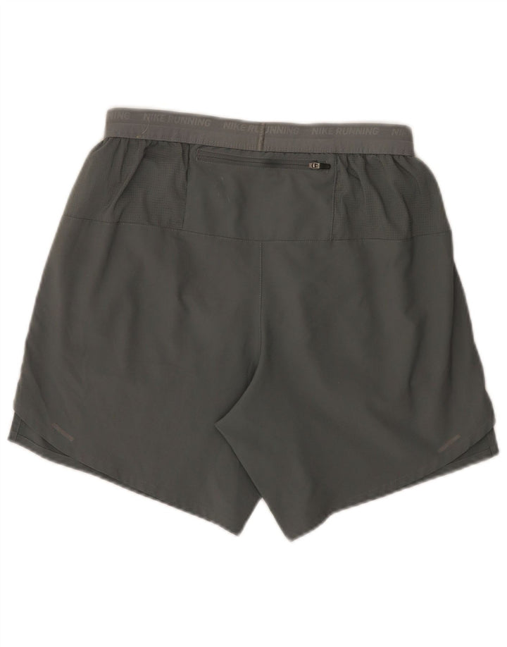 Nike Mens Dri Fit Sport Shorts Small Grey Polyester