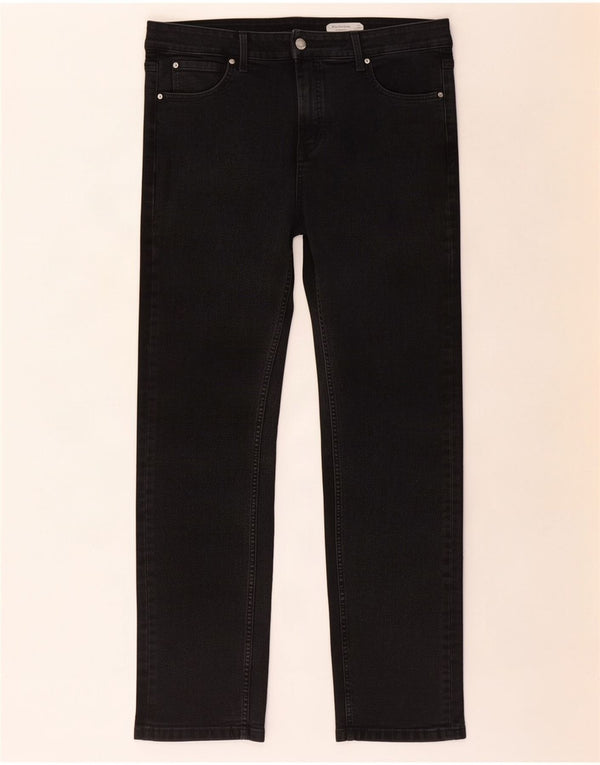Marks & Spencer Womens The Sienna Straight Jeans UK 20 2XL W40 L27 Black