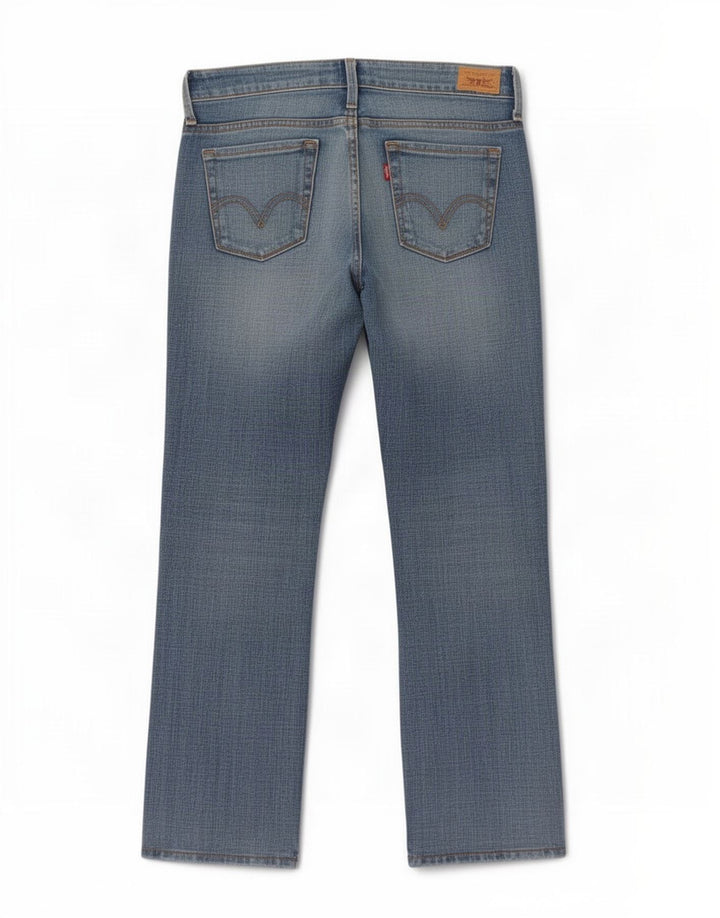 Levi's Womens 346 Bootcut Jeans US 6 Medium W34 L29 Blue Cotton