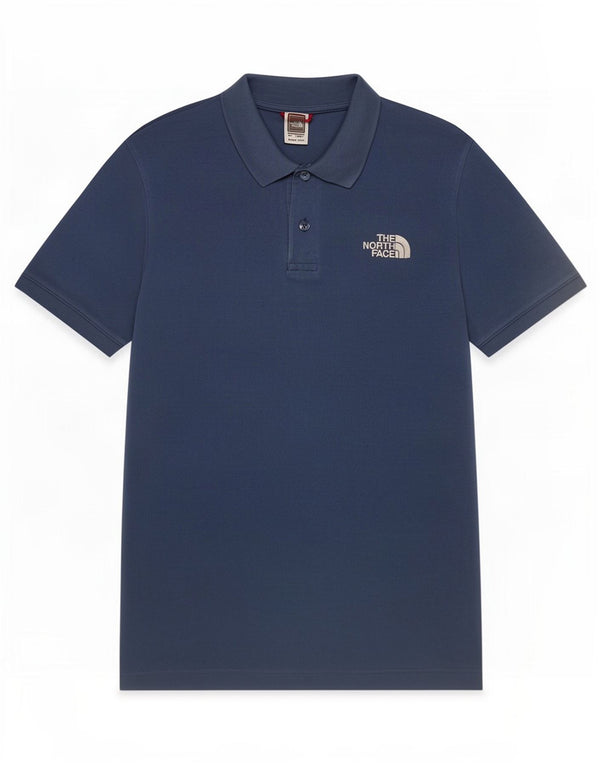 The North Face Mens Polo Shirt Small Blue Cotton