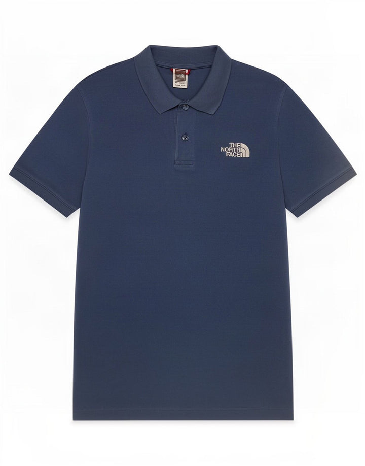 The North Face Mens Polo Shirt Small Blue Cotton