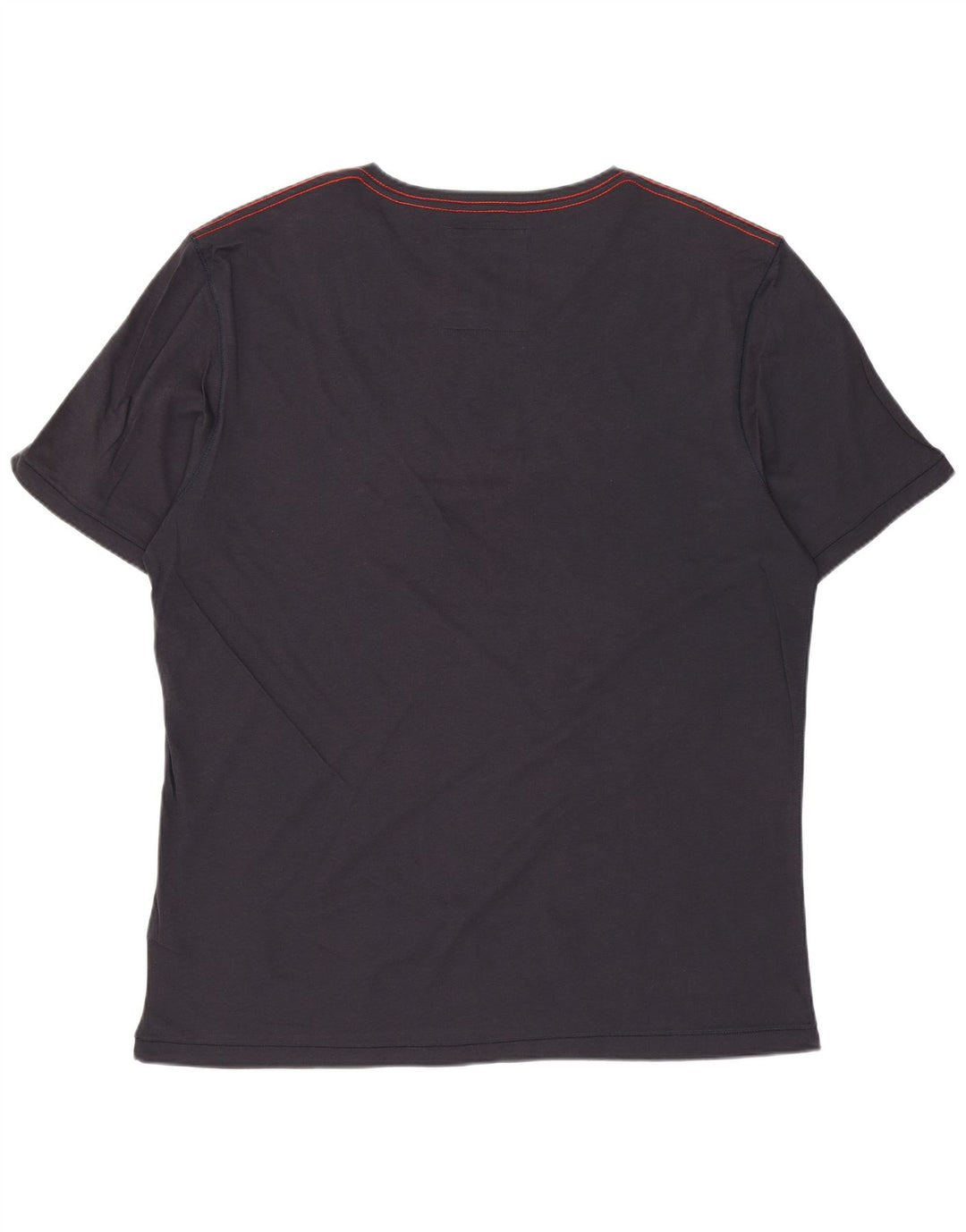 Ted Baker Mens Graphic T-Shirt Top Size 5 XL Navy Blue Cotton