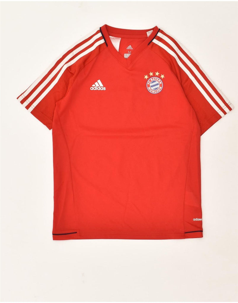 ADIDAS Boys FC Bayern Munchen Graphic T-Shirt Top 11-12 Years Medium Red | Vintage Adidas | Thrift | Second-Hand Adidas | Used Clothing | Messina Hembry 