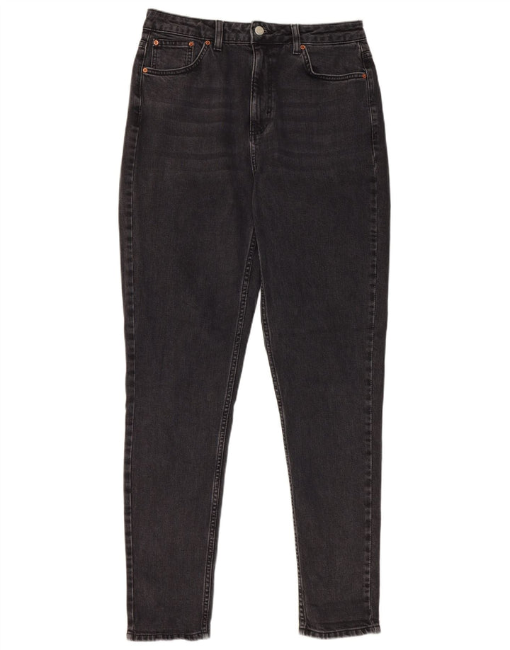 Topshop Womens Slim Jeans W32 L31 Black Cotton