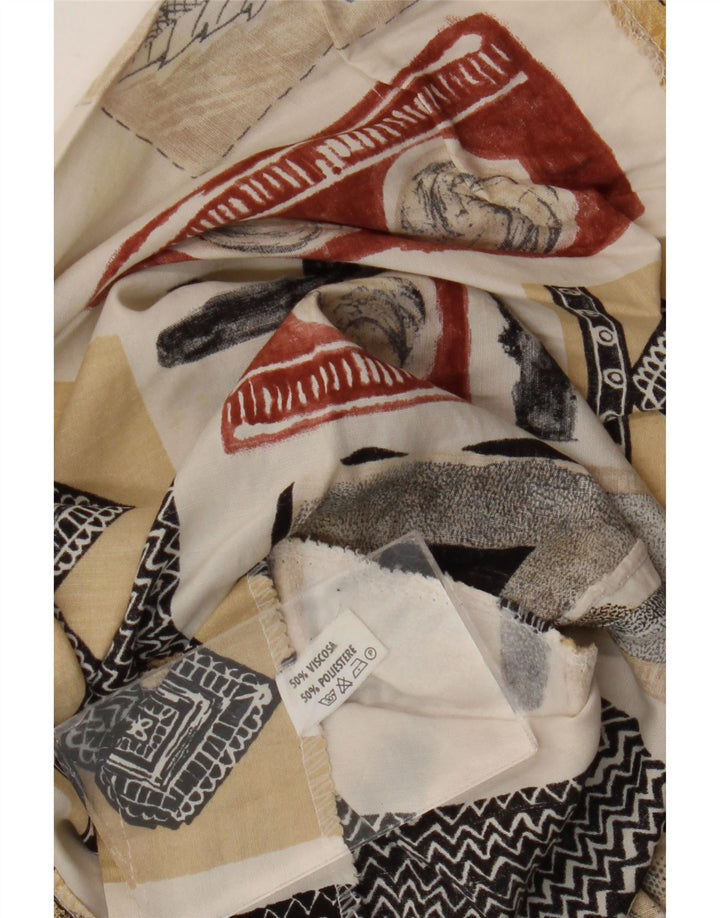 Vintage Womens Mini Wrap Skirt W28 Medium Multicoloured Patchwork Viscose