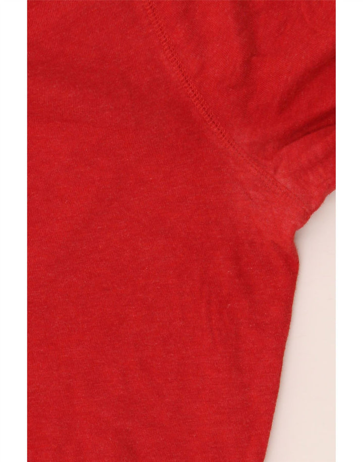 J. CREW Mens Top Long Sleeve Large Red Cotton