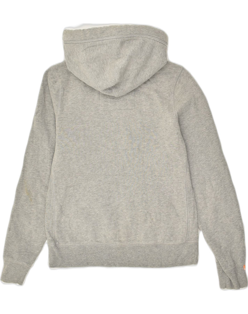 SUPERDRY Womens Graphic Hoodie Jumper UK 18 XL Grey Cotton | Vintage Superdry | Thrift | Second-Hand Superdry | Used Clothing | Messina Hembry 