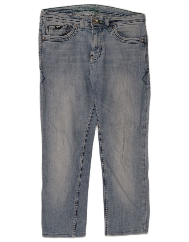 Gas Womens Tapered Jeans W29 L24 Blue Cotton