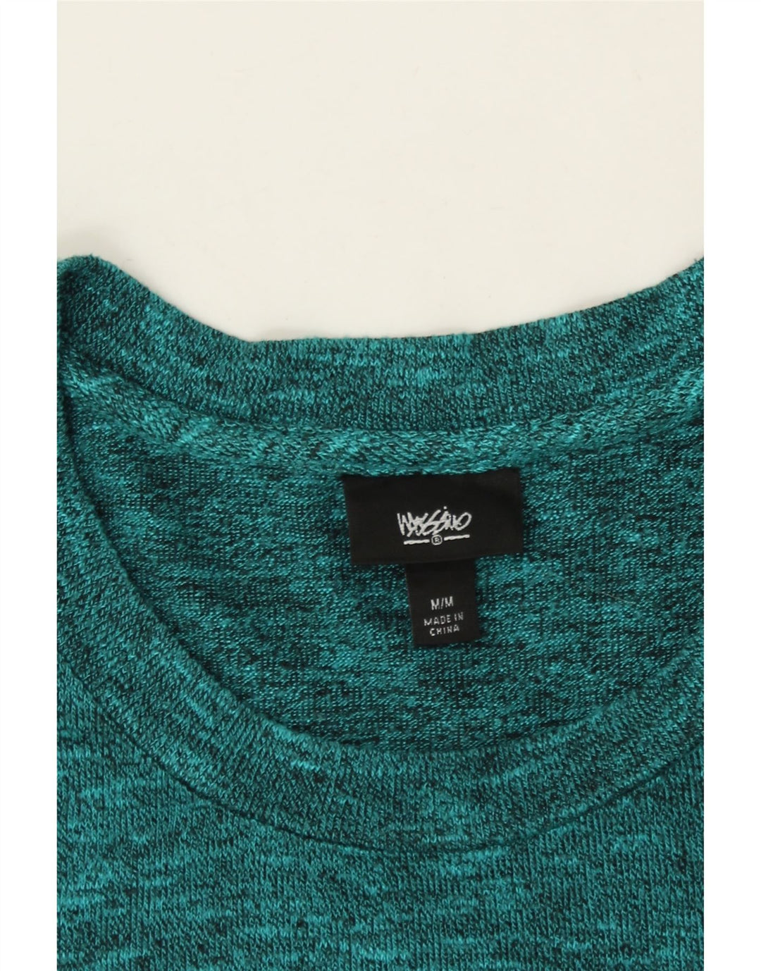 MOSSIMO Womens Tunic Top UK 14 Medium Green Flecked Vintage Mossimo and Second-Hand Mossimo from Messina Hembry 