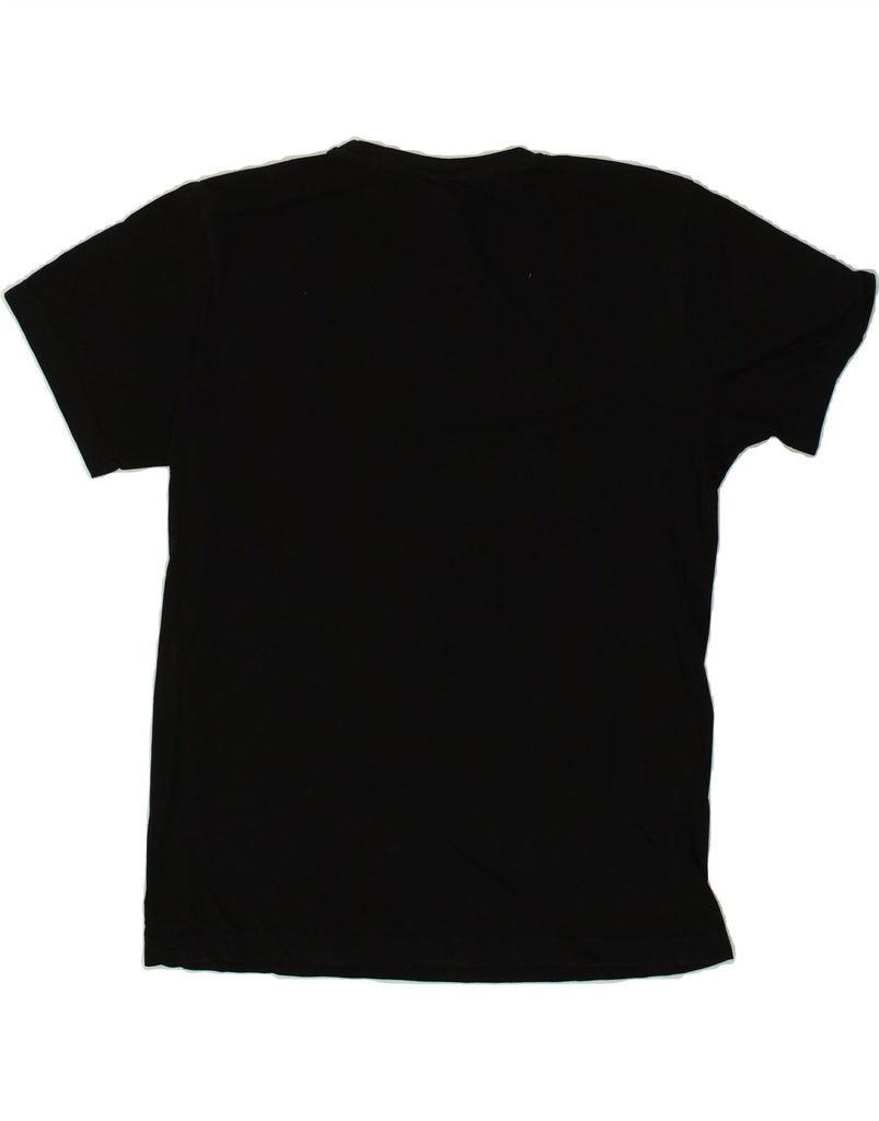 KAPPA Mens T-Shirt Top Large Black Cotton | Vintage Kappa | Thrift | Second-Hand Kappa | Used Clothing | Messina Hembry 