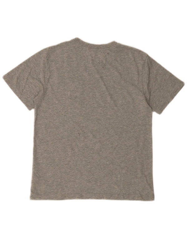 Polo Ralph Lauren Boys T-Shirt Top 10-11 Years Medium Grey Flecked Cotton