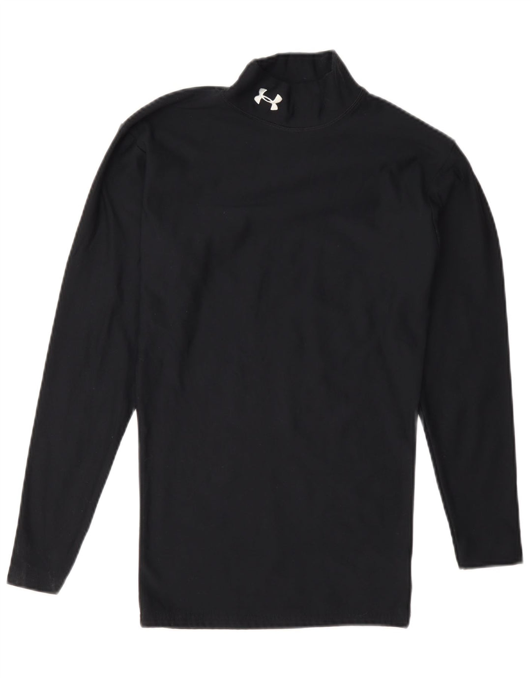 Under Armour Mens Cold Gear Top Long Sleeve Small Navy Blue Nylon