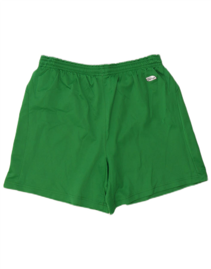 Umbro Mens Sport Shorts Large  Green Polyester