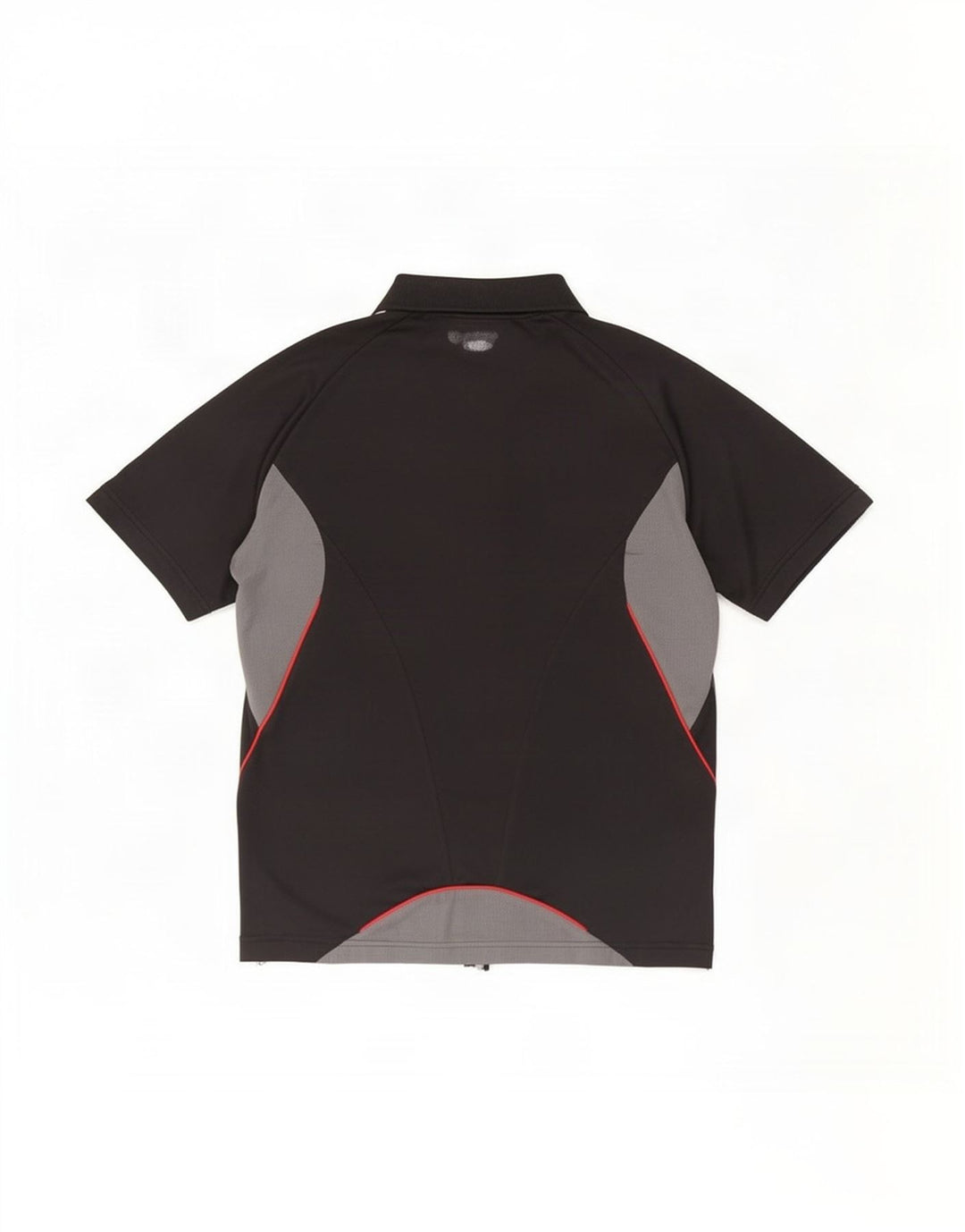 Adidas Mens Polo Shirt Small Black Colourblock Polyester