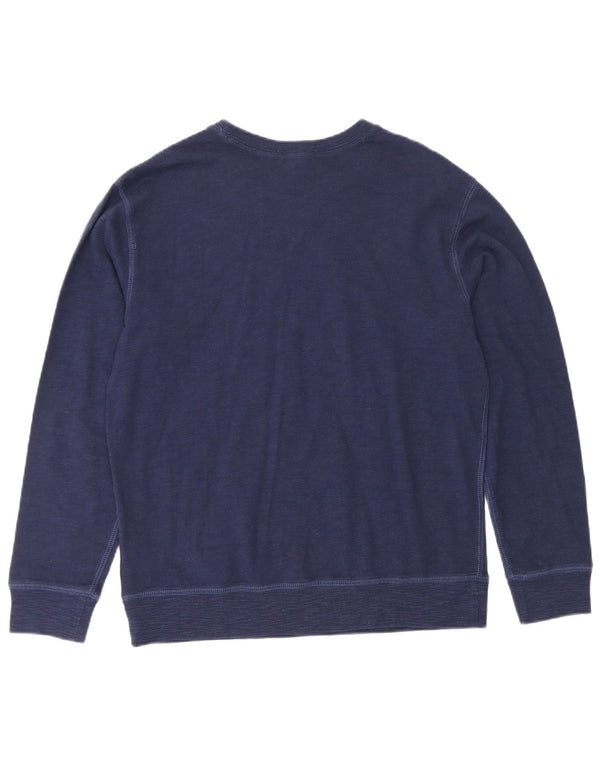 POLO RALPH LAUREN Girls Sweatshirt Jumper 14-15 Years Large Navy Blue