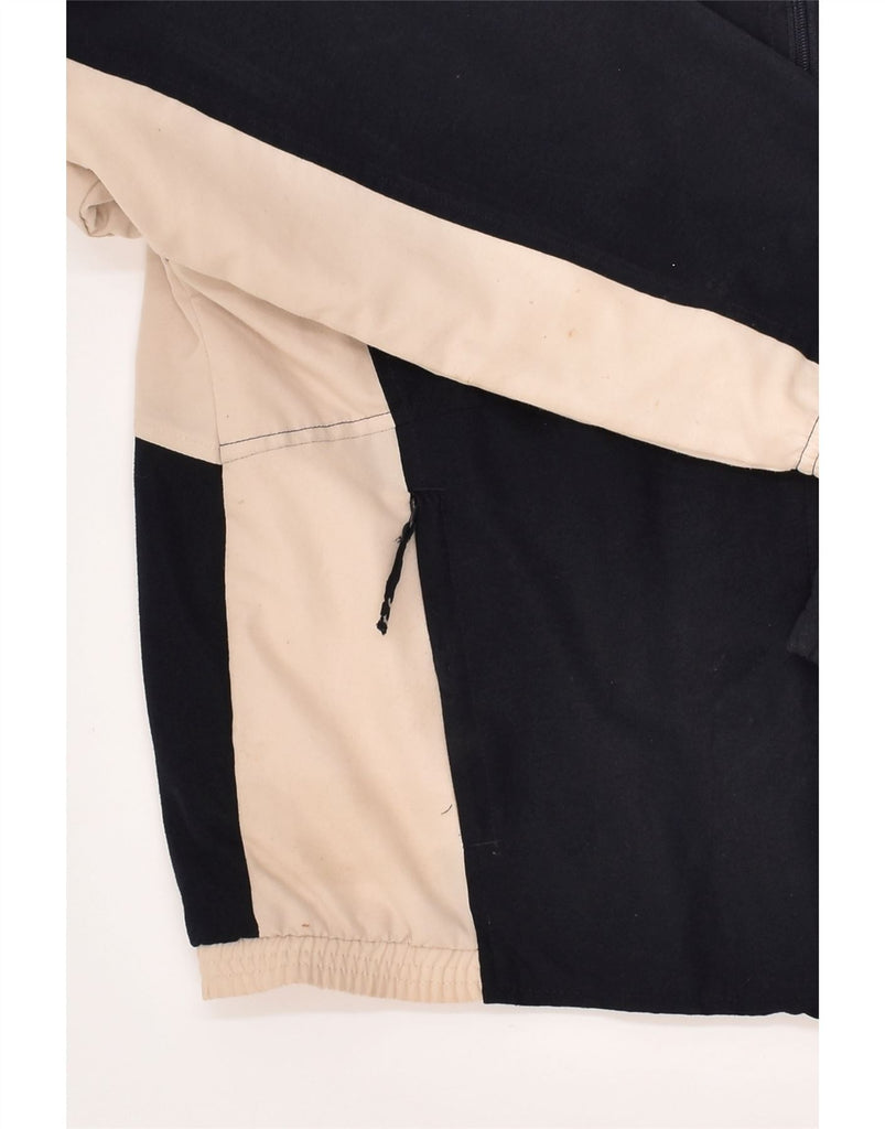 REEBOK Womens Tracksuit Top Jacket UK 12 Medium Black Colourblock | Vintage Reebok | Thrift | Second-Hand Reebok | Used Clothing | Messina Hembry 