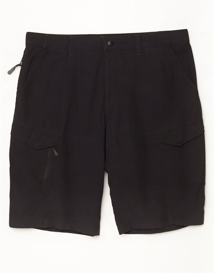 Marks & Spencer Mens Cargo Shorts W38 XL Black Cotton