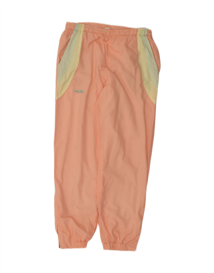 ELLESSE Womens Full Tracksuit UK 16 Large Orange Colourblock Polyester Vintage Ellesse and Second-Hand Ellesse from Messina Hembry 