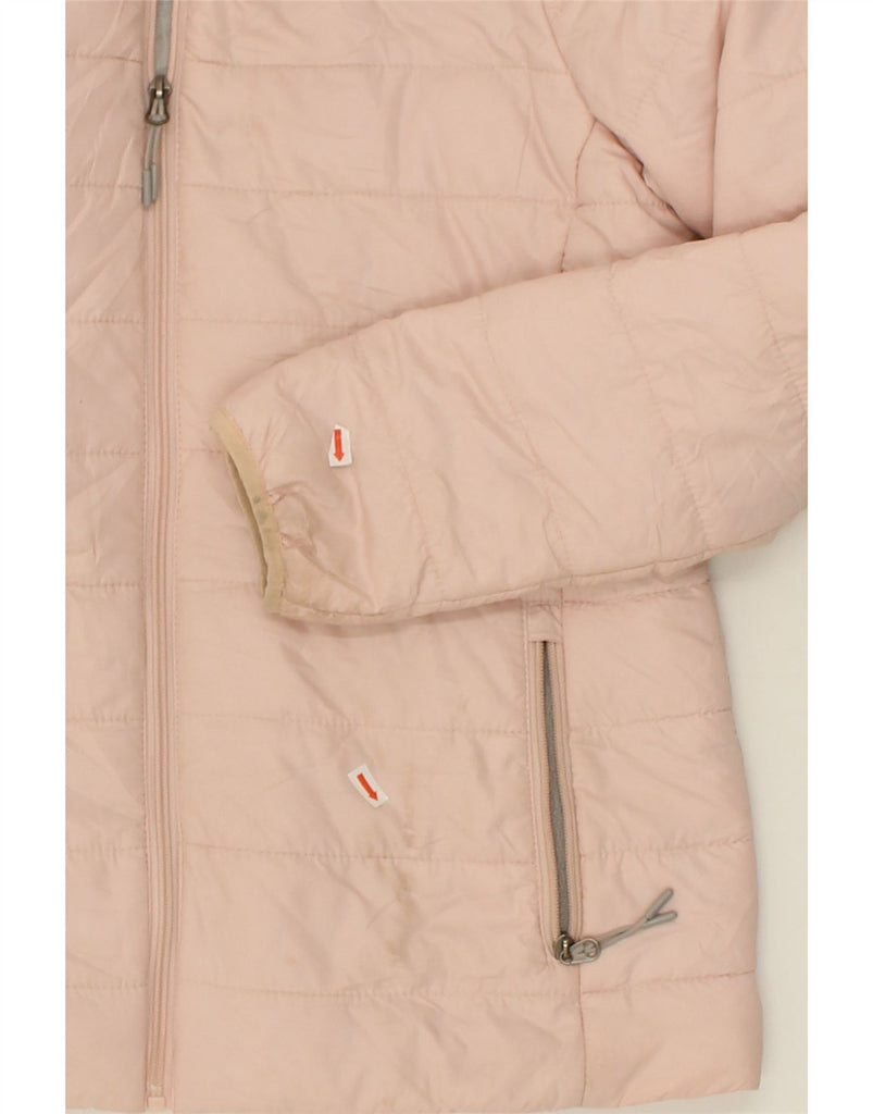 NEW BALANCE Womens Padded Jacket UK 16 Large Pink Polyester | Vintage New Balance | Thrift | Second-Hand New Balance | Used Clothing | Messina Hembry 