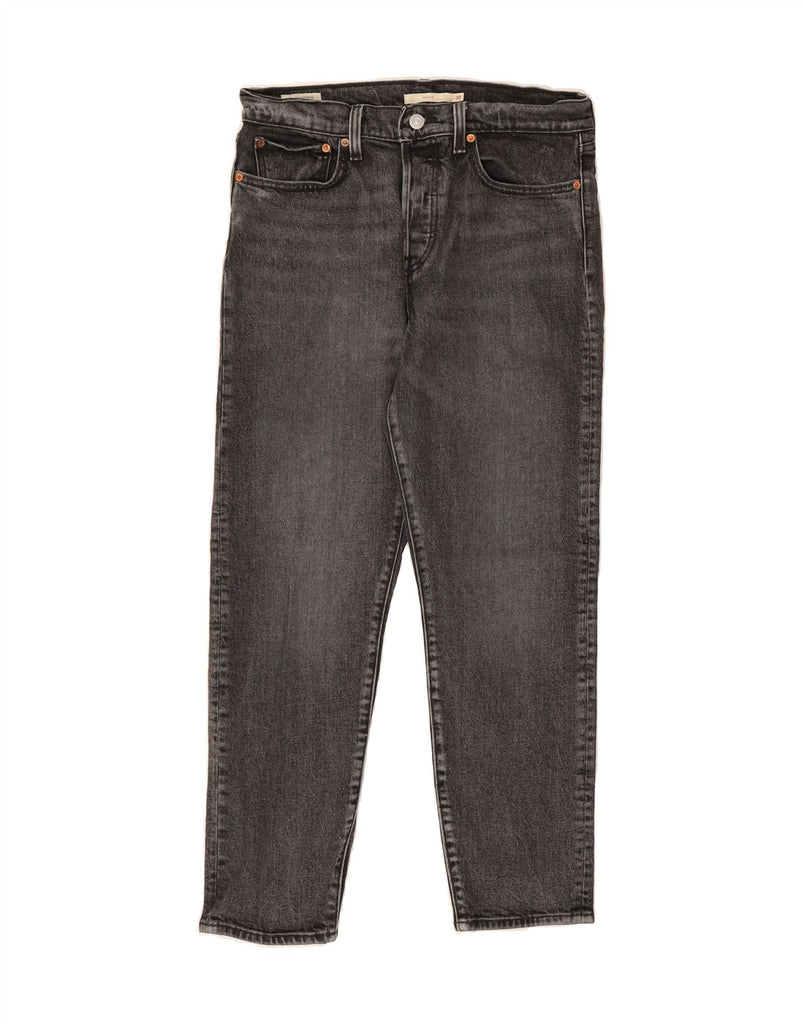 LEVI'S Womens Wedgie Cropped Jeans W30 L26 Grey Cotton Vintage Levi's and Second-Hand Levi's from Messina Hembry 