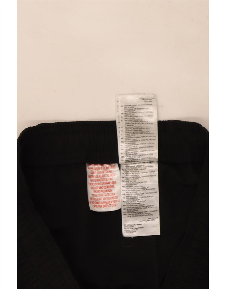 Adidas Boys Tracksuit Trousers 11-12 Years Black Polyester