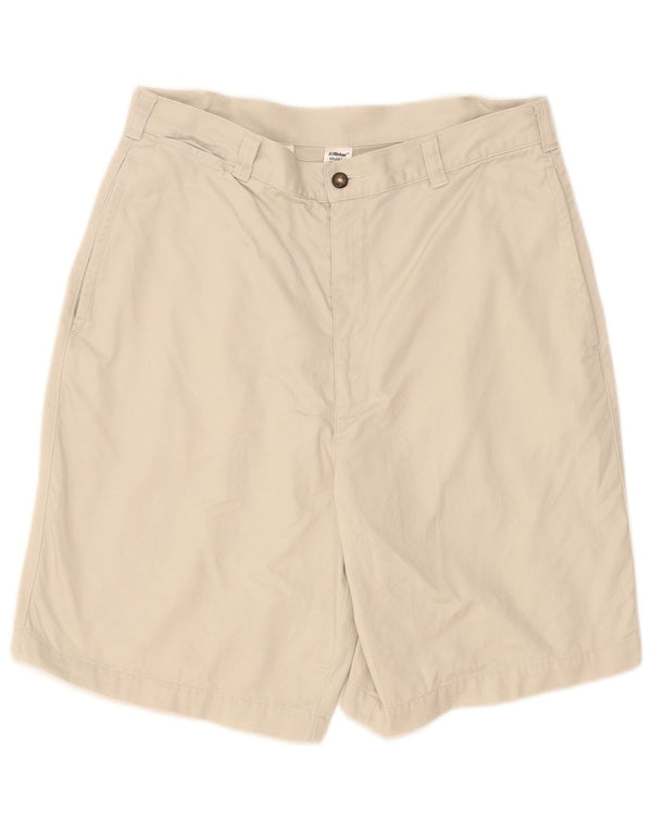 Marks & Spencer Mens Chino Shorts W32 Medium Beige Cotton