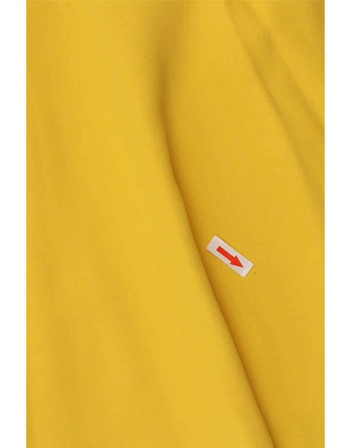 Germano Zama Womens A-Line Skirt Medium W28 Yellow Acetate