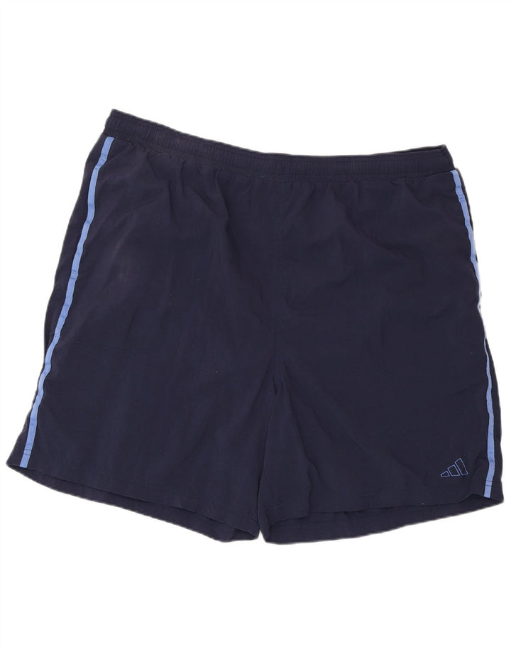ADIDAS Mens Sport Shorts 2XL  Navy Blue Polyester