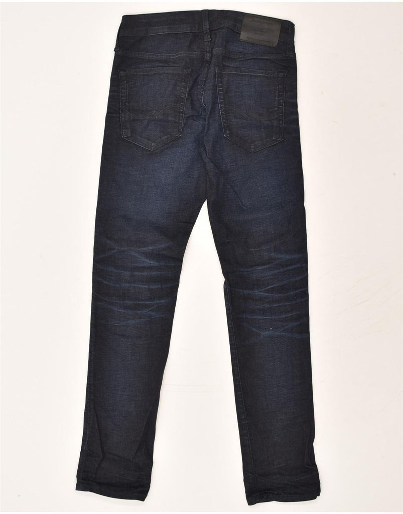 JACK & JONES Mens GLENN Slim Jeans W29 L30 Navy Blue Cotton | Vintage Jack & Jones | Thrift | Second-Hand Jack & Jones | Used Clothing | Messina Hembry 