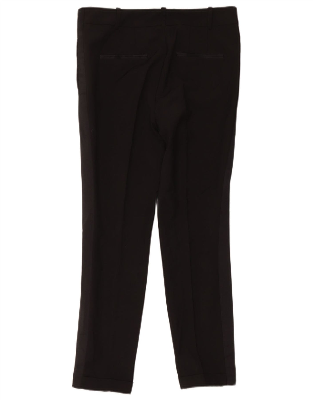 Zara Womens Slim Chino Trousers Medium W28 L27 Black