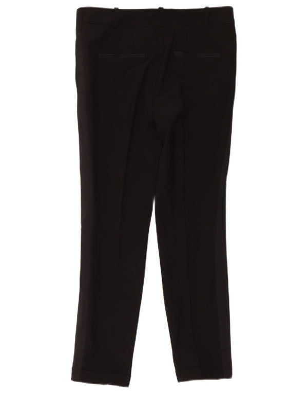 Zara Womens Slim Chino Trousers Medium W28 L27 Black