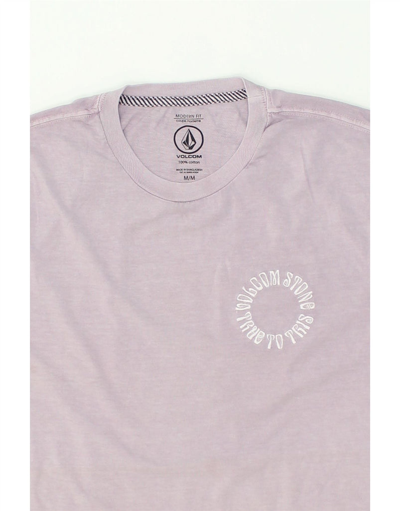 VOLCOM Mens Modern Fit T-Shirt Top Medium Pink Cotton | Vintage Volcom | Thrift | Second-Hand Volcom | Used Clothing | Messina Hembry 