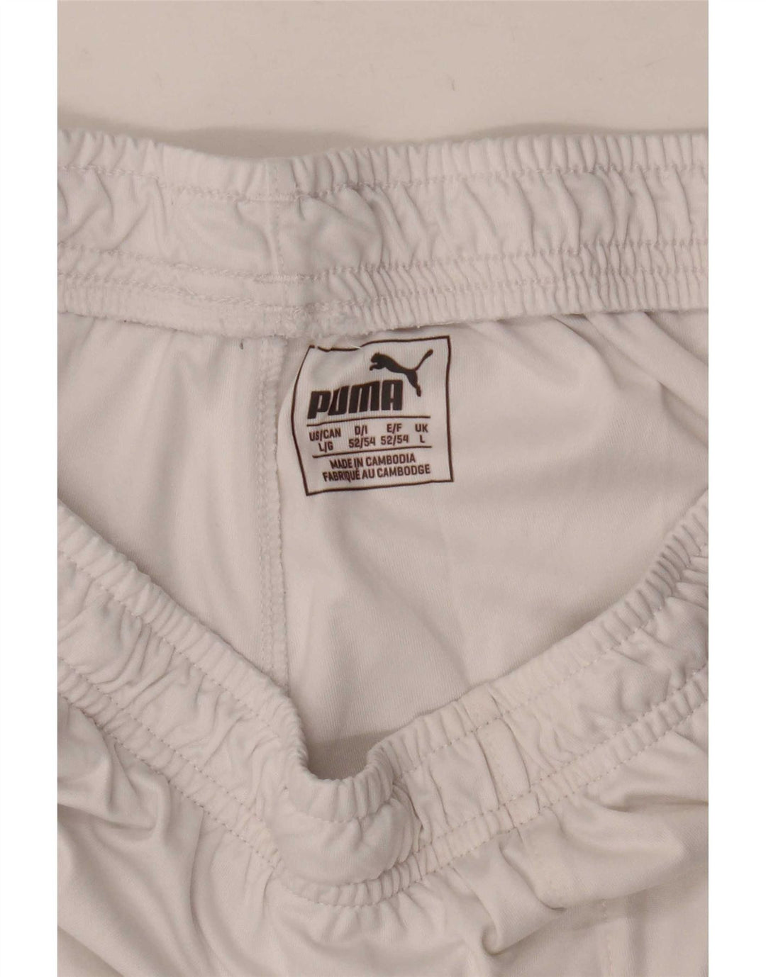 Puma Mens Sport Shorts Large White Polyester